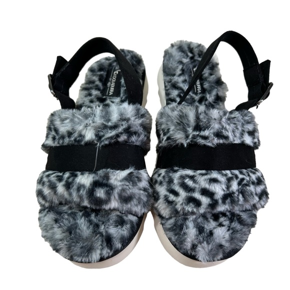 Koolaburra x UGG Sandals Fuzzd Out Sling Cheetah - Picture 3 of 11